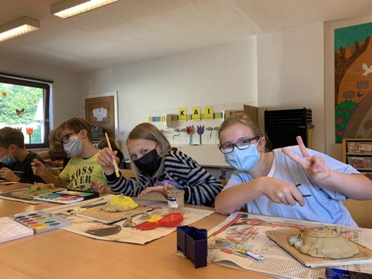 Arbeiten mit Ton im Kunstunterricht 3/4