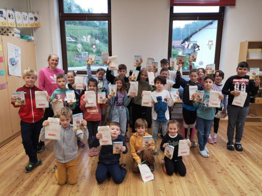 Welttag des Buches an der RvGS – Kids danken Papillon